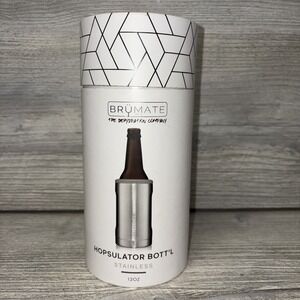 BrüMate Hopsulator Bott'l Insulated Bottle Cooler for 12oz Glass - Stainless D2